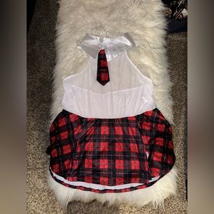 Plus size schoolgirl lingerie
